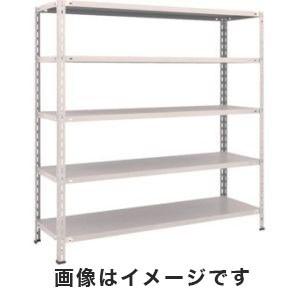 トラスコ 軽量棚 中棚ボルトレス型1500×450×1500 5段 ネオグレー L55X-15 NG メーカー直送 代引不可