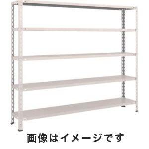 トラスコ 軽量棚 中棚ボルトレス型1800×300×1500 5段 ネオグレー L56V-15 NG メーカー直送 代引不可