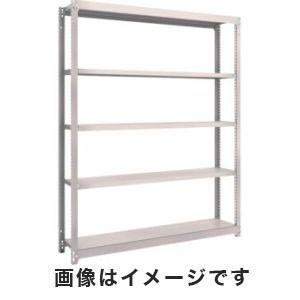 トラスコ M1.5型軽中量棚 1460×295×1800 5段単体 ネオグレー M1.5-6535 NG メーカー直送 代引不可