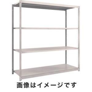 トラスコ M1.5型軽中量棚 1760×595×1800 4段単体 ネオグレー M1.5-6664 NG メーカー直送 代引不可