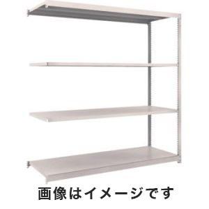 トラスコ M1.5型軽中量棚 1760×595×1800 4段連結 ネオグレー M1.5-6664B NG メーカー直送 代引不可