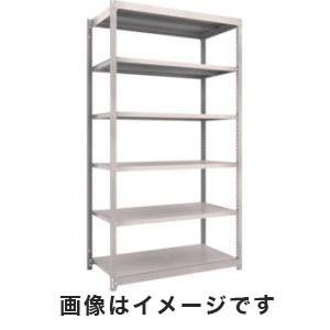 トラスコ M1.5型軽中量棚 1160×595×2100 6段単体 ネオグレー M1.5-7466 NG メーカー直送 代引不可