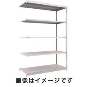 トラスコ M1.5型軽中量棚 1460×595×2100 5段連結 ネオグレー M1.5-7565B NG メーカー直送 代引不可