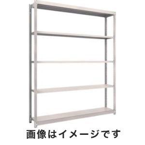トラスコ M1.5型軽中量棚 1760×295×2100 5段単体 ネオグレー M1.5-7635 NG メーカー直送 代引不可