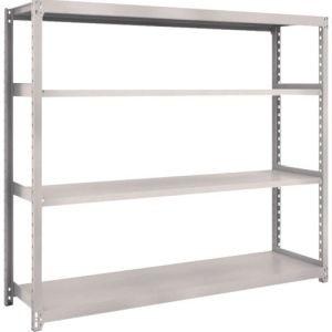 トラスコ M2型軽中量棚 1760×450×H1500 4段 単体 ネオグレー M2-5644 NG メーカー直送 代引不可