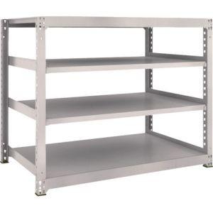 トラスコ M3型中量棚 1500×921×H1200 4段 単体 ネオグレー M3-4594 NG メーカー直送 代引不可