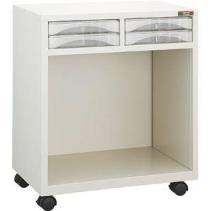 トラスコ 収納ケースキャスター付浅型4個付 1台 DM-A4S2-C メーカー直送 代引不可 北海道・沖縄・離島不可