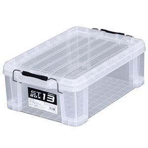 JEJアステージ ST-13CR ＃13 STボックス クリア 295×443×159mm メーカー直送 代引不可 北海道沖縄離島不可（Yahoo!・あきばおー ヤフーショップ）
