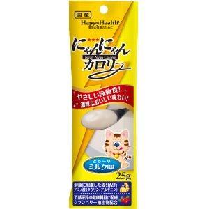 【メール便選択可】アースペット にゃんにゃんカロリー ミルク風味 25g 猫 キャットフード HappyHealth｜akibaoo