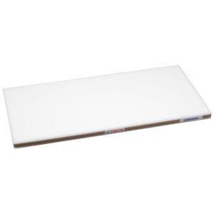 ハセガワ ポリエチレン 抗菌かるがる まな板 HDK30-8040 800×400×30 ホワイト 茶線 長谷川化学工業