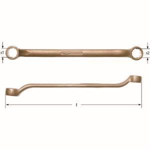 Ampcoスイス AC2427B 防爆ダブルボックスエンドレンチ24x27mm