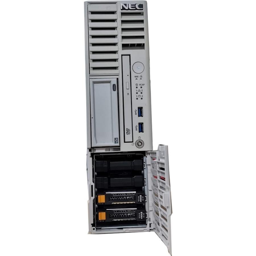 [中古]NEC Express5800/T110h-S [Windows 2012 R2] (4コア Xeon E3-1230 v5 3.4GHz/8GB/SAS 450GB*2/RAID/DVD)の画像