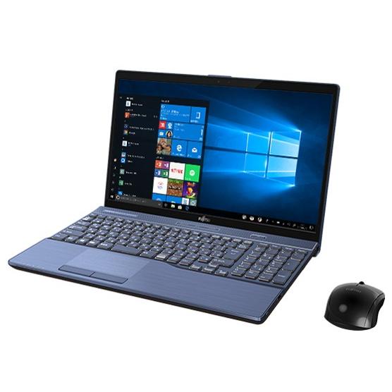 富士通（FUJITSU） FMV LIFEBOOK AH77/D3 FMVA77D3L (メタリックブルー 