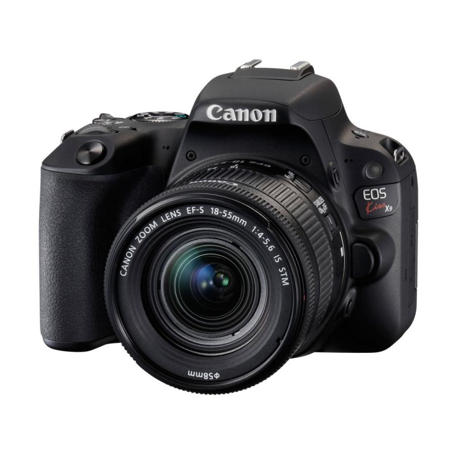 即購入1000円OFF Canon EOS Kiss X9 IS STMレンズ EOS DIGITAL Kiss X9 EF-S18-55 IS STM レンズキット (ブラック)/Canon