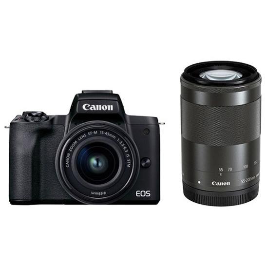 EOS DIGITAL Kiss M2 ダブルズームキット (ブラック)/Canon : アキバ