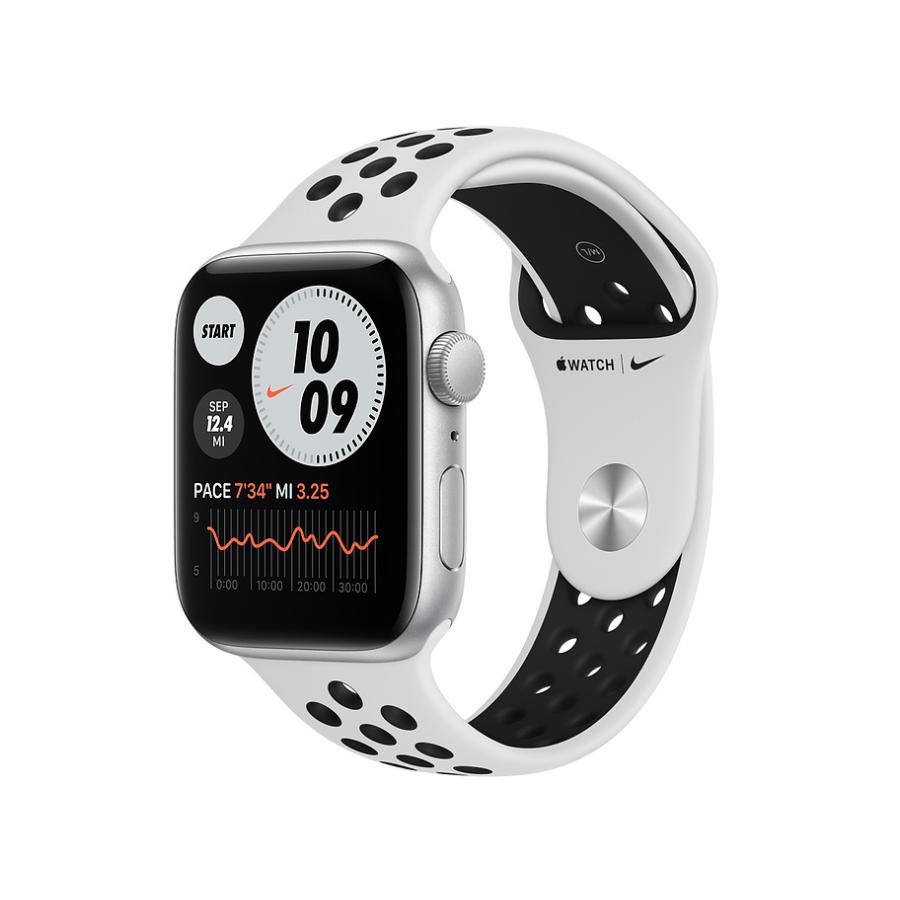 Apple Watch Nike SE GPSモデル 44mm MYYH2J/A [ピュアプラチナム/ブラックNikeスポーツバンド] 買取価格比較