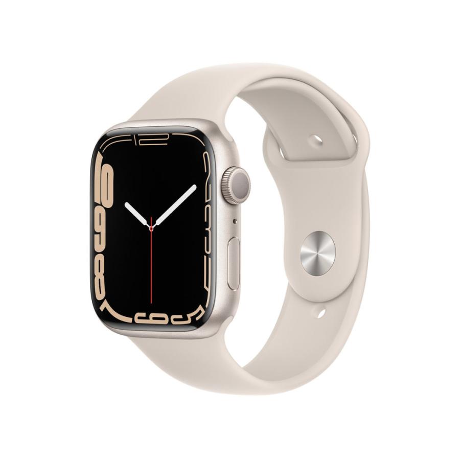 Apple Watch Series 7 GPSモデル 45mm MKN63J/A [スターライトスポーツバンド] 買取価格比較
