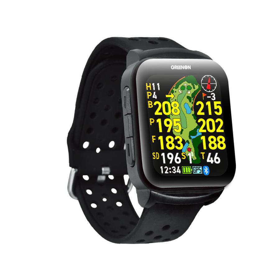 ザ・ゴルフウォッチ GS501 (ブラック)/グリーンオン : アキバ倉庫