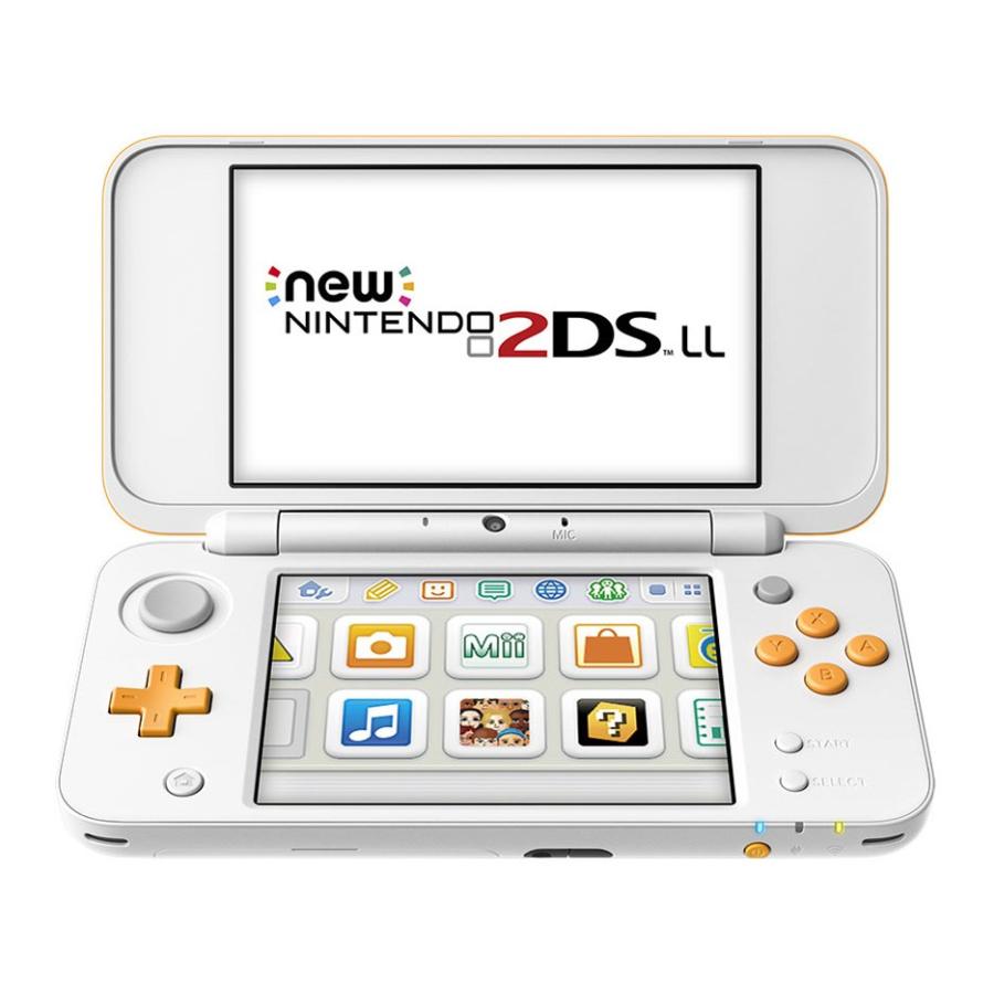 Newニンテンドー2DS LL ホワイト×オレンジ/任天堂 : 4902370536690