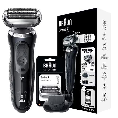 新品　Braun Series 7 メンズシェーバー71-N1500s-BSP BRAUN（ブラウン） シリーズ7 71-N1500s-BSP(ブラック)/ : アキバ倉庫