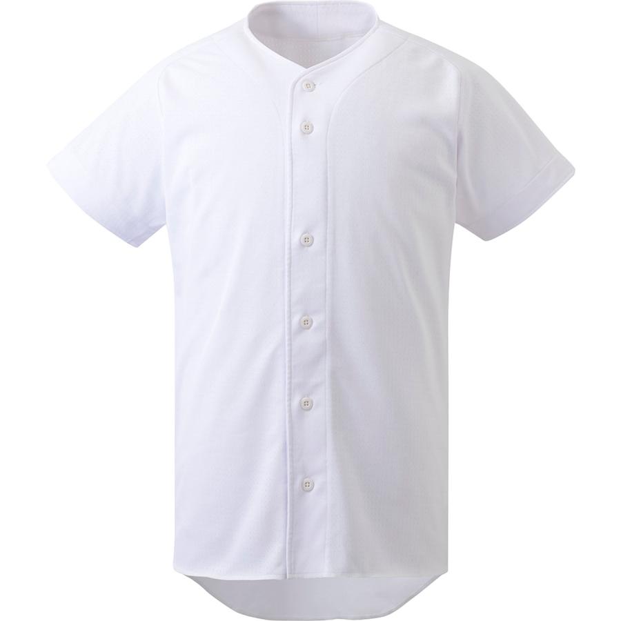 デサント 練習用ユニフォームシャツ(フルオープン) Sホワイト DESCENTE DB1410 SWHT | DESCENTE