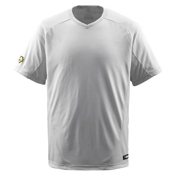 【送料２９０円】デサント Ｖ首Ｔシャツ シルバー DESCENTE DB202 SLV | DESCENTE