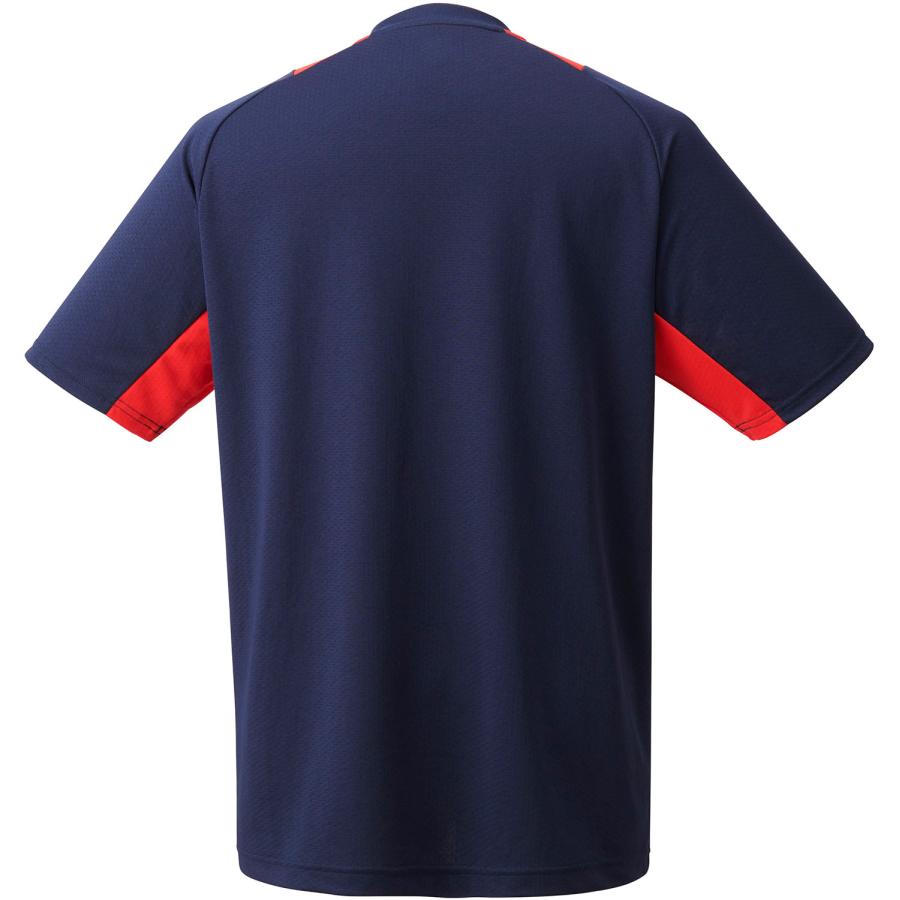 【送料２９０円】デサント 半袖バレーボールシャツ ネイビー×レッド DESCENTE DSS5420B NVY | DESCENTE | 01