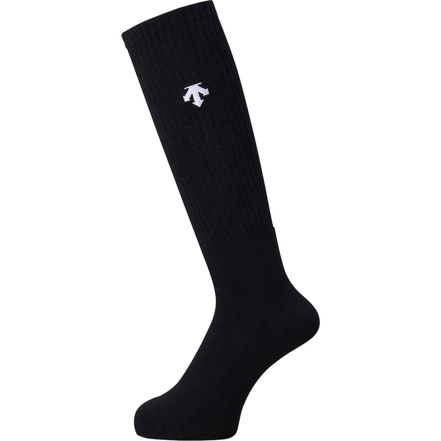 【送料無料】デサント ハイソックス ブラック×ホワイト DESCENTE DVB8124B BLK | DESCENTE