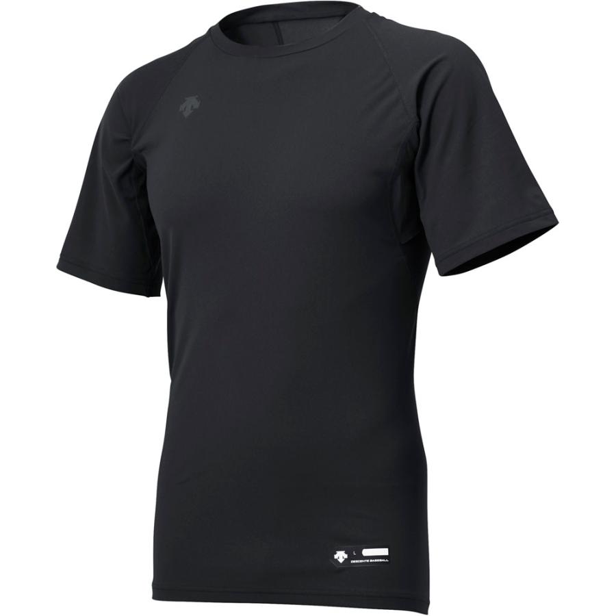 【送料２９０円】デサント ジュニア丸首半袖アンダーシャツ ブラック DESCENTE JSTD721B BLK | DESCENTE