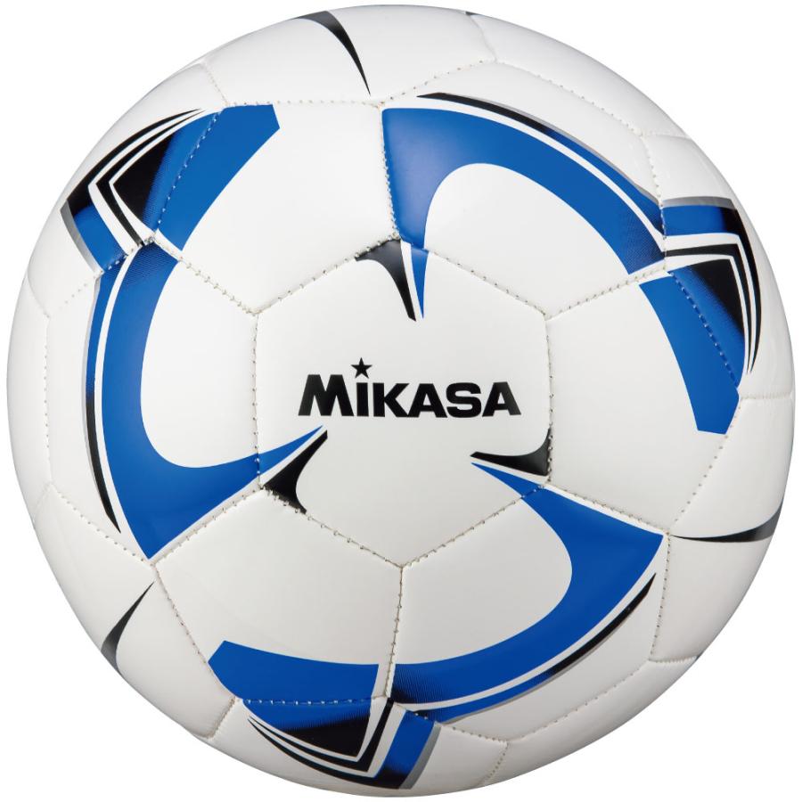 【売れ筋】ミカサ サッカーボール ４号球 レクレーション用 ホワイト×ブルー MIKASA F4TPVWBLBK