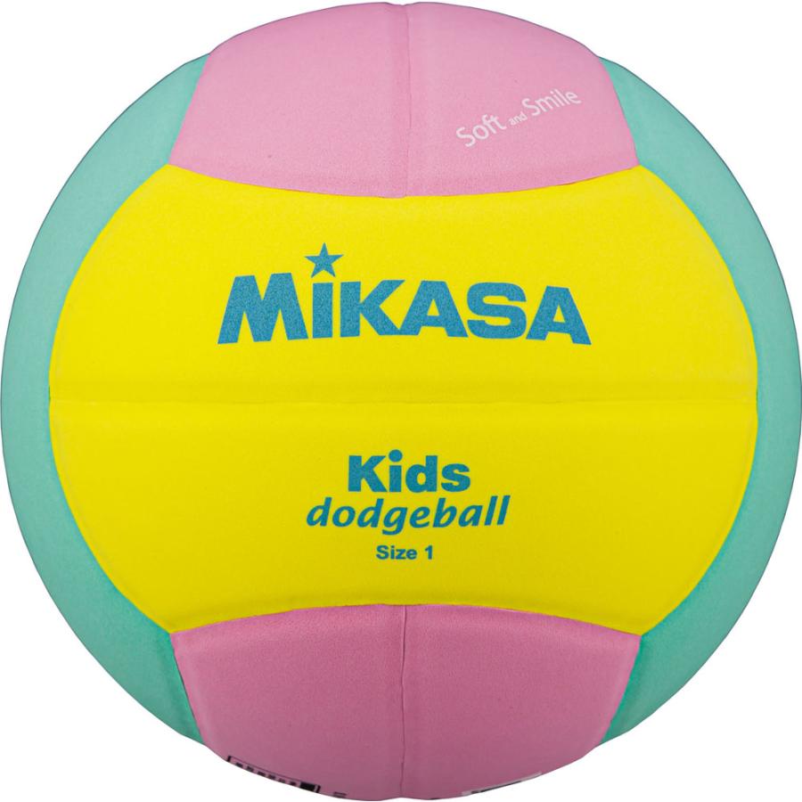 ミカサ スマイルドッジボール１号 イエロー／ピンク MIKASA SD10YP