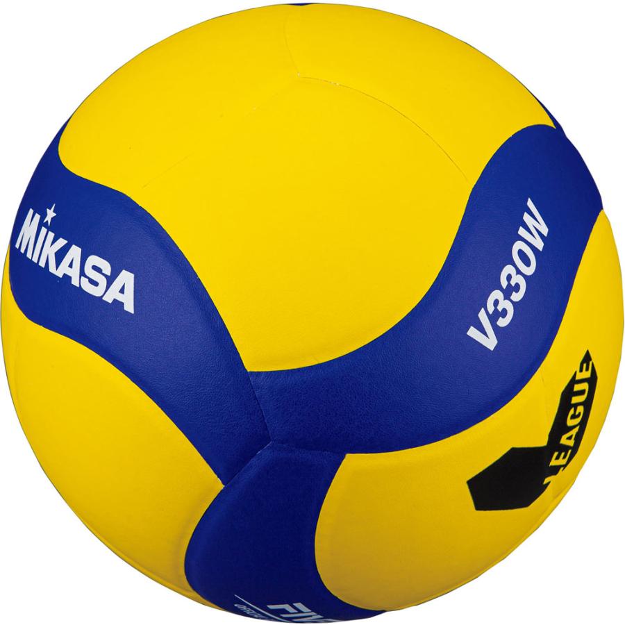 ミカサ バレーボール練習球 ５号 Ｖリーグロゴ入り V330WV ブルー 56％以上節約 新品同様 イエロー MIKASA