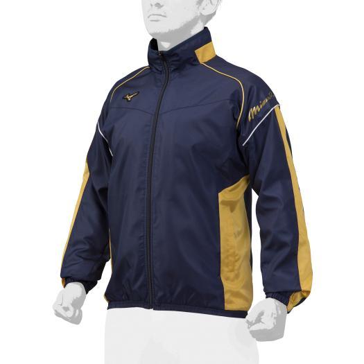 ミズノ ミズノプロ ウィンドブレーカージャケット （ユニセックス） ディープネイビー Mizuno 12JE2W72 14