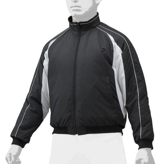 MIZUNO ミズノ グラウンドコート［ジュニア］ ブラック×ホワイト