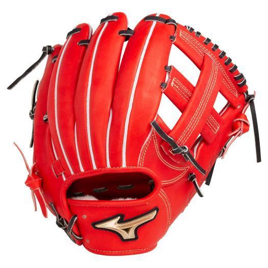 ミズノ 硬式用グローバルエリート HSelection03内野手用／サイズ9 ラディッシュ Mizuno 1AJGH24623 70