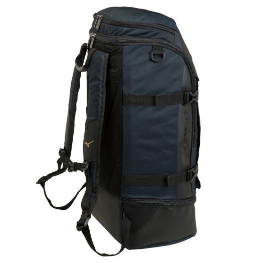 【送料無料】ミズノ グローバルエリート バックパックナイロン(40L) ネイビー Mizuno 1FJDB01014｜akichan-do｜02