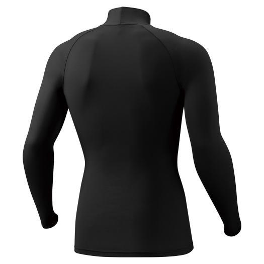 Mizuno ブラック バイオギア シャツ ロングスリーブシャツ アンダー X Mizuno Pro 野球 アンダーシャツ 大人 長袖 丸首 ゆったり