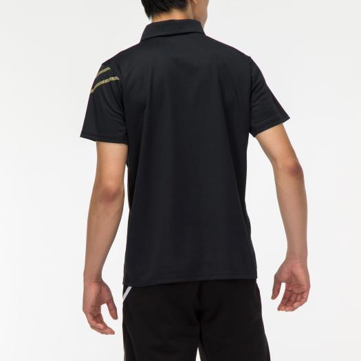 【送料無料】ミズノ ポロシャツ（ユニセックス） ブラック Mizuno 32MA217609｜akichan-do｜02