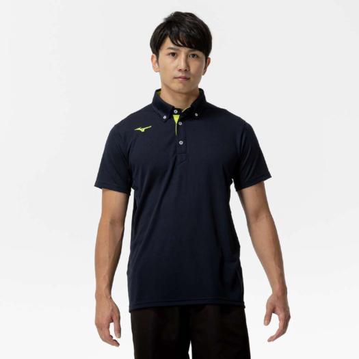 【ONLY】ネイビー 、グリーン２着セット ボタンダウン ポロシャツ　48サイズ ONLY】ネイビー 、グリーン2着セット ボタンダウン ポロシャツ