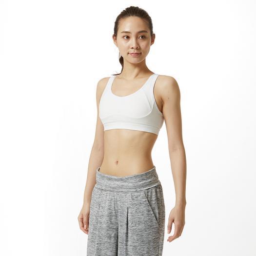 【送料２９０円】ミズノ パワーフィットブラ(ハイサポートブラ)［レディース］ ホワイト Mizuno 32MJ9D6301 | MIZUNO