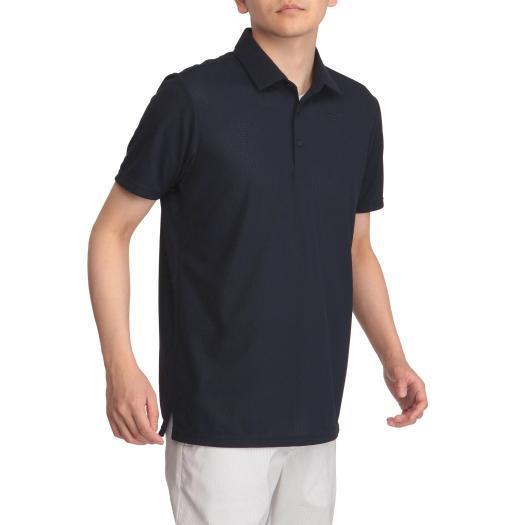 ミズノ ドライエアロフロー半袖衿付シャツ メンズ ディープネイビー Mizuno 52MA1012 14