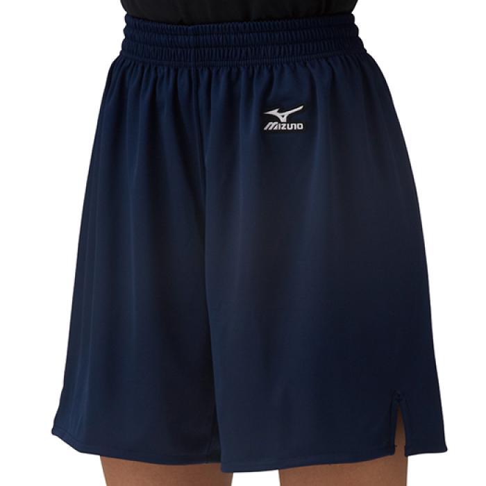 【送料２９０円】ミズノ パンツ・ハーフタイプ・ウエストゴムシャーリング ユニセックス ネイビー Mizuno 52PS20014 | MIZUNO