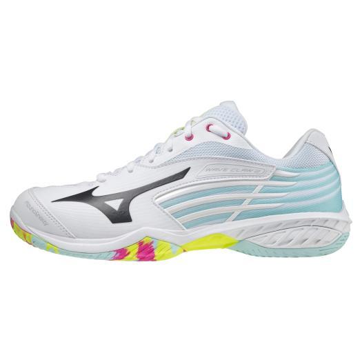 バドミントンシューズ　ミズノ　ウエーブクロー EL2 24.0 ホワイト ミズノ（MIZUNO）（メンズ、レディース）バドミントンシューズ