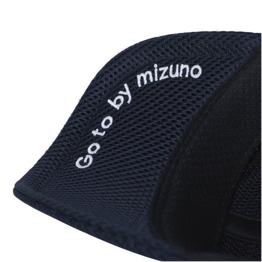 【送料２９０円】ミズノ ダブルラッセルキャップ（ユニセックス） ネイビー Mizuno B2JWA00214｜akichan-do｜03