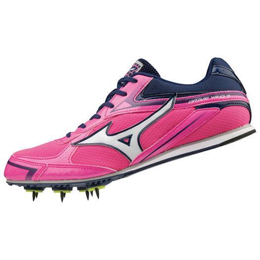ミズノ ブレイブウィング3 (陸上競技) ピンク×ホワイト×ネイビー Mizuno U1GA1830 61