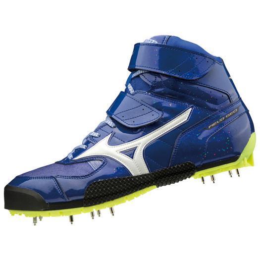 現金特価 在庫処分 ミズノ フィールドジオjt B 陸上競技 ブルー ホワイト Mizuno U1ga1946 01 Wantannas Go Id