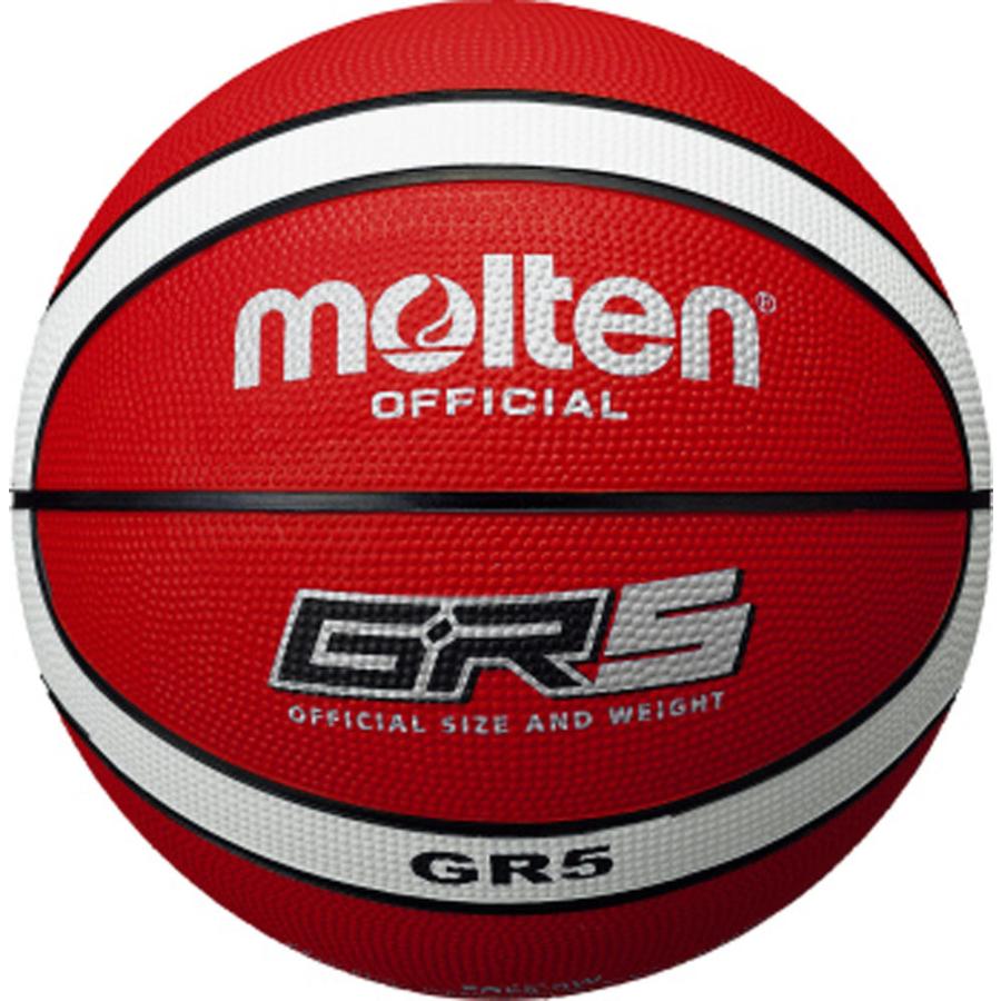 モルテン ＧＲ５ ゴムバスケットボール５号球 BGR5RW 最大83%OFFクーポン レッド×ホワイト molten 日本産