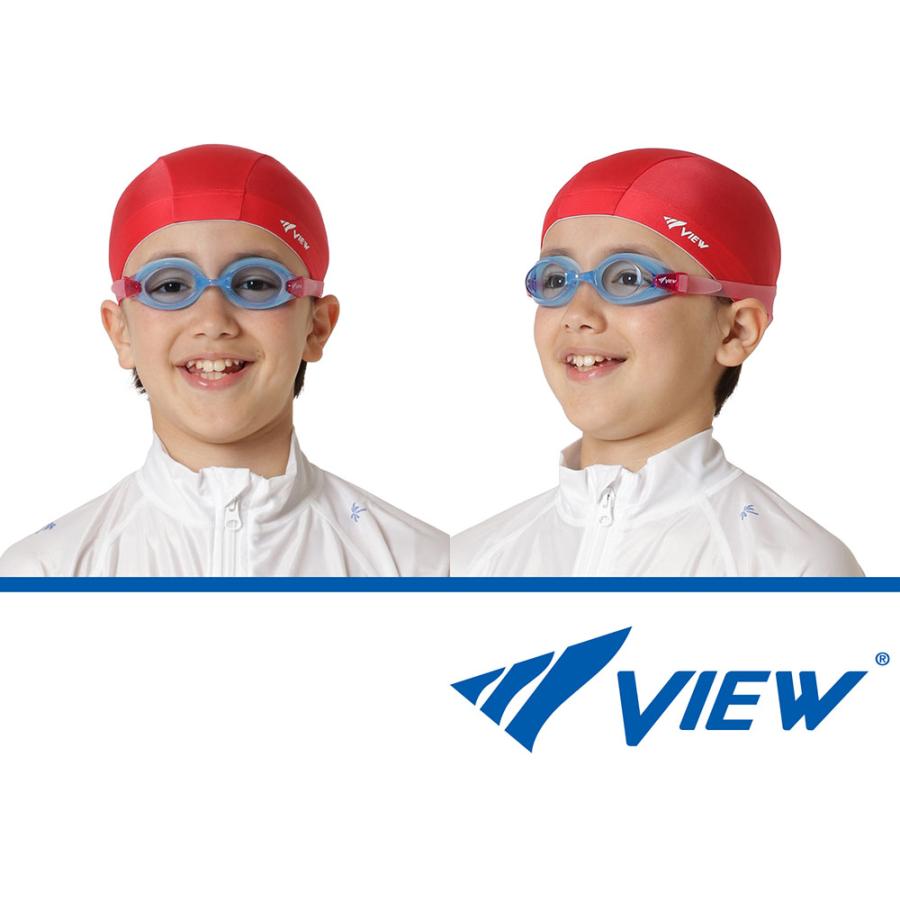 【送料２９０円】ビュー ジュニア専用度付きゴーグルパーツキット シリコーンストラップ ピンク VIEW VPS741J P |  | 01