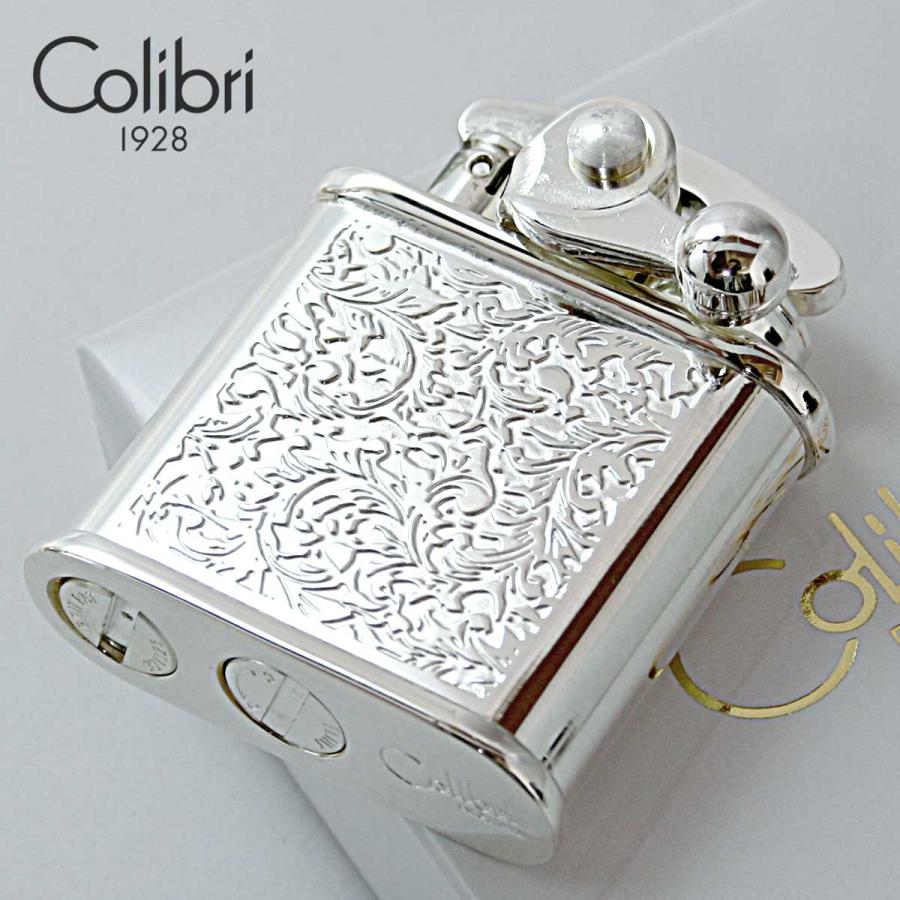 100％本物 COLIBRI コリブリ 銀製 オイル ライター スターリング