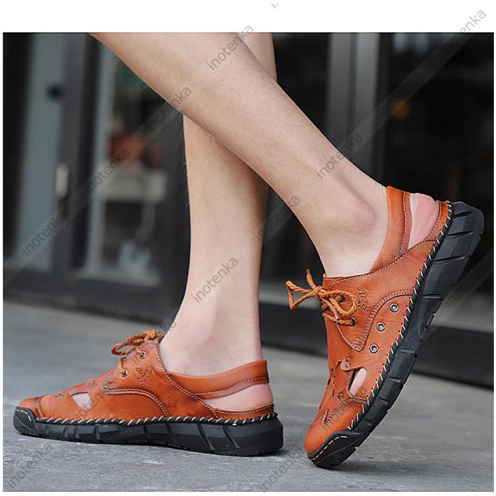 本革サンダル メンズ ビーチサンダル 革靴 皮サンダル カジュアルシューズ クールビズ 水陸両用サンダル 蒸れない スポーツ 紳士用 アウトドア 歩きやすい 036 Mbxy 867 Inotenka 通販 Yahoo ショッピング